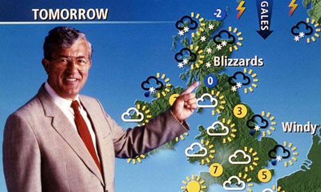 Bill Giles … but it wasn't all smiles behind the camera.