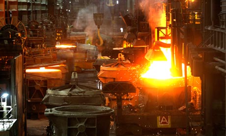 Steel Manufacture At Redcar Steel Works