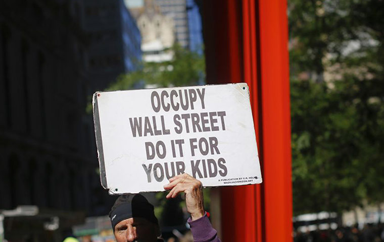Occupy two years on
