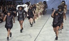 Models dance as they present creations b