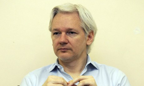 Julian Assange, kuvassa viime kesäkuussa, oli asiakas Thought päivä.