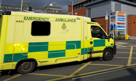 An ambulance