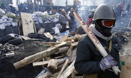 Ukraine protester