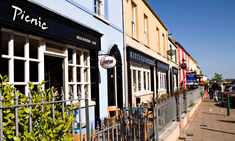 Killyleagh high street in County Down, Northern Ireland