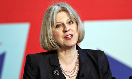 Home secretary Theresa May