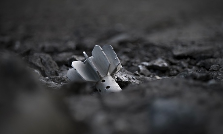 Mortar shell, Ukraine