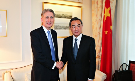 China UK foreign minister