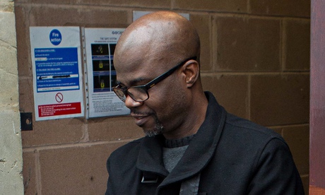 David Onamade arriving at court in Somerset