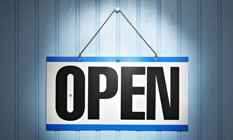 Open sign