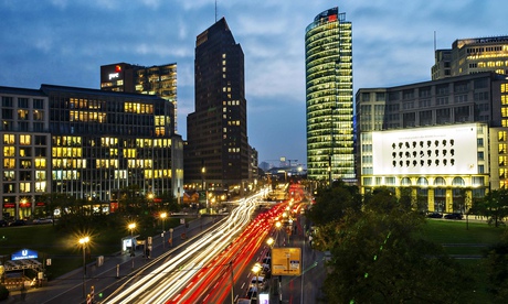 The Potsdamer Platz and Leipziger Platz squares in Berli