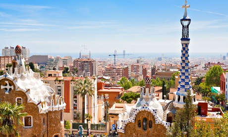 Barcelona skyline, Spain