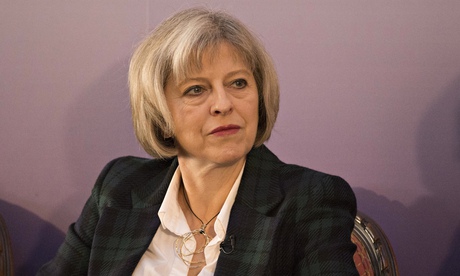 The Home secretary, Theresa May
