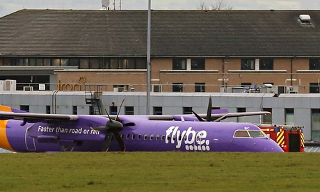 Flybe plane touches down at Belfast City airport