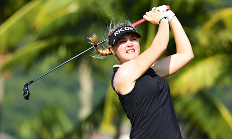 The British teenager Charley Hull sits atop the European Order of Merit with one tournament to go. 