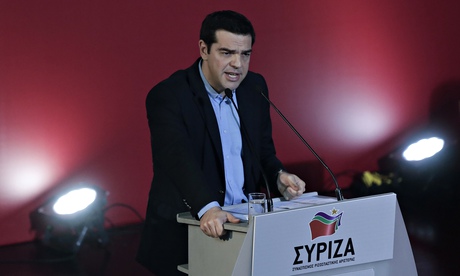 Alexis Tsipras speaking to Syriza's central committee in Athens on Saturday