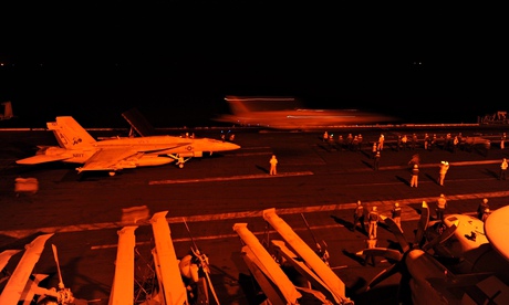 US aircraft prepare to conduct strike missions against Isis targets in Syria