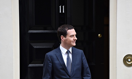George Osborne outside number 11