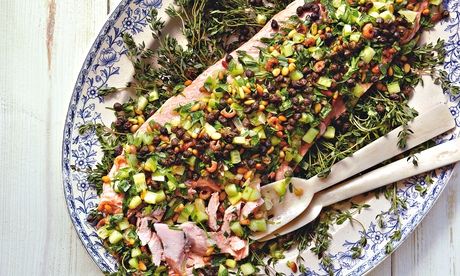 Yotam Ottolenghi's dressed side of salmon