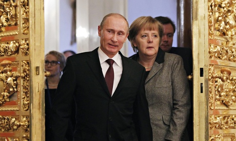 Vladimir Putin,  Angela Merkel