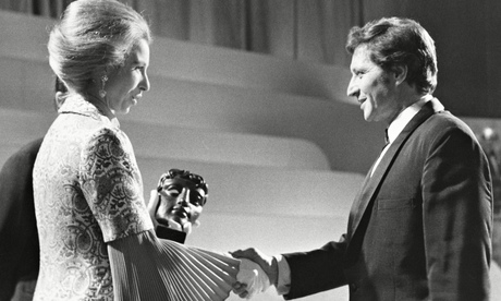 The 1973 Bafta for best single play is presented by Princess Anne, then the academy’s president, to Jack Gold for Stocker’s Copper (1972). Photograph: Bafta/Rex Shutterstock