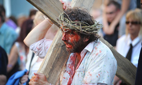 Michael Sheen in The Passion 