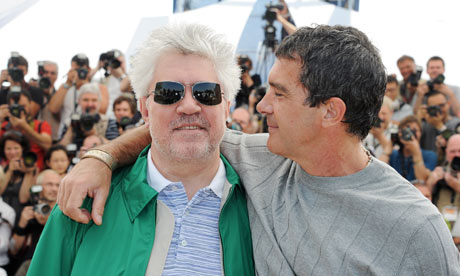 Pedro Almodovar and Antonio Banderas at Cannes