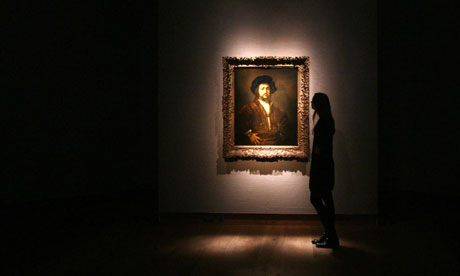 Rembrandt's Portrait of a Man, Half-Length, With His Arms Akimbo