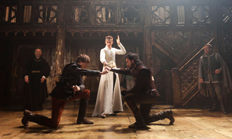 Eddie Redmayne in Richard II at the Donmar