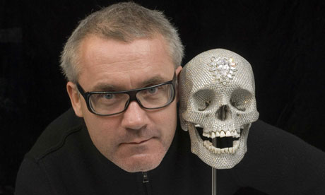 Damien Hirst with For the Love of God