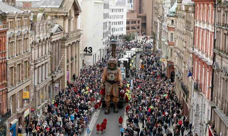 Sea Odyssey by Royal de Luxe in Liverpool