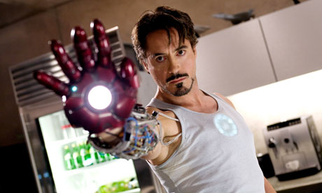 Robert Downey Jnr in Iron Man