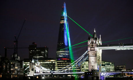 The Shard at night