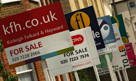 London 'For Sale' signs