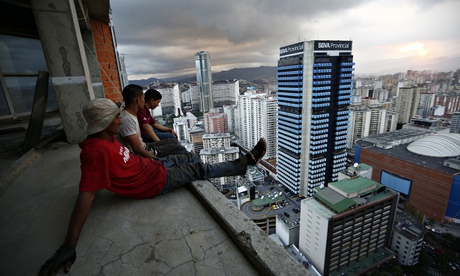 Metal salvage from Caracas tower