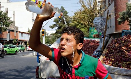 Street vendor in Tehran, Iran