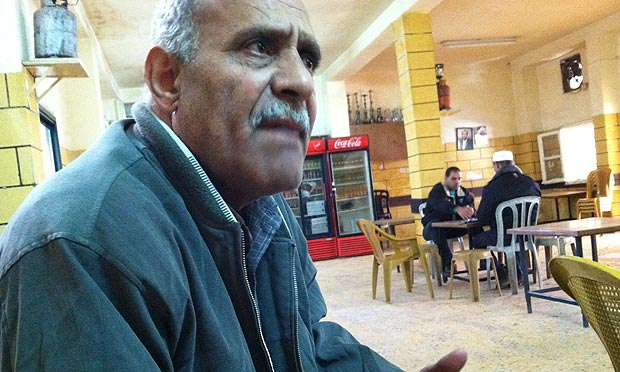 Ibrahim Khamis in the Al-Amari cafe in a Ramallah refugee camp - Ibrahim-Khamis-in-the-Al--011
