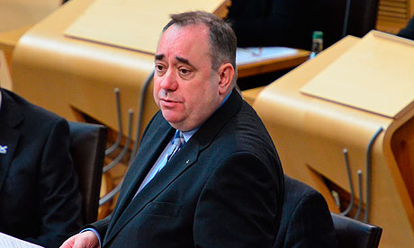 Alex Salmond faces questions over the Leveson inquiry's revelations in Scottish Parliament