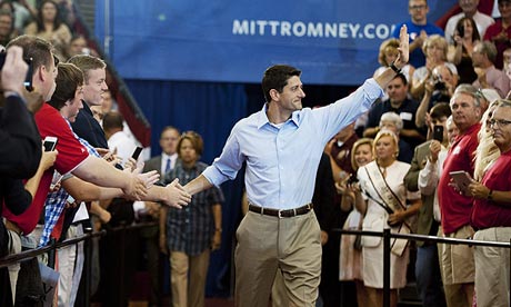 Republican Vice Presidential Candidate Paul Ryan Campaigns In Ohio