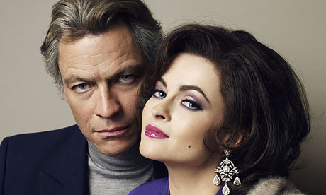 Dominic West and Helena Bonham Carter as Richard Burton and Liz Taylor in BBC4's Burton and Taylor