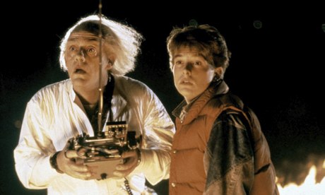 Christopher Lloyd and Michael J Fox in Back To The Future. 