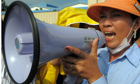 cambodia garment strike