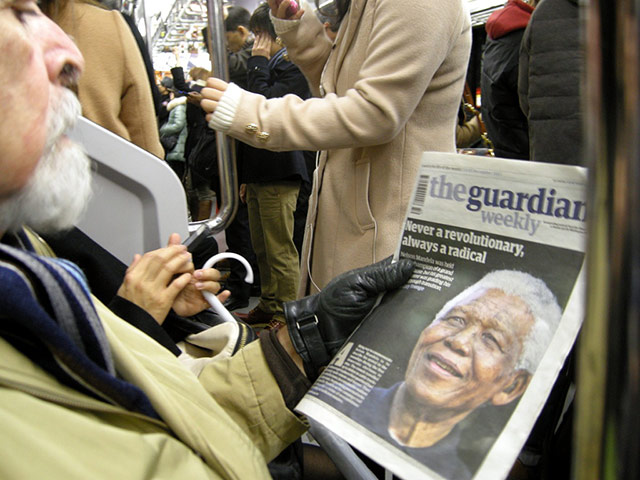 GuardianWeekly: Tokyo train