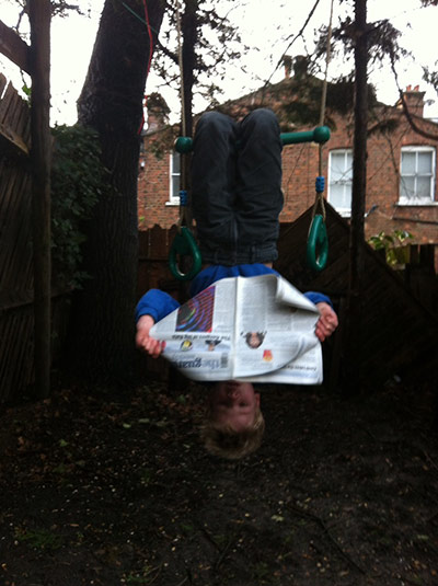 GuardianWeekly: Brixton back garden