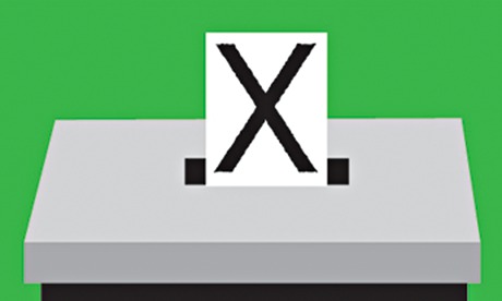 ballot box illustration 