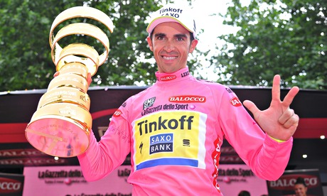 Alberto Contador trophy