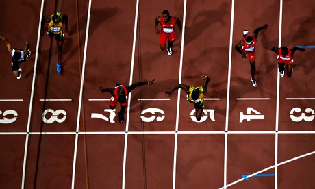Bolt beats Gatlin