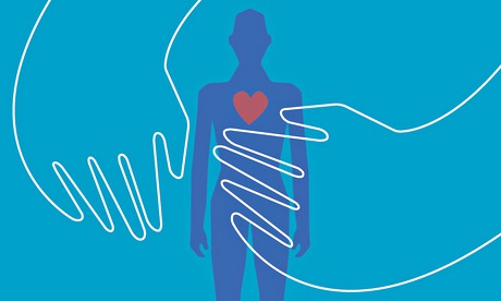 caring hands illustration