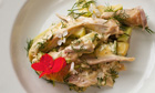 Nigel Slater's chicken, basil mayonnaise and summer plum pudding recipes