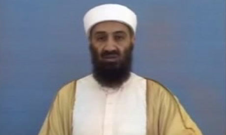 osama bin laden turban. Osama Bin Laden appears in a video. In this undated image provided by the US