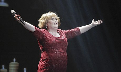 susan boyle on stage